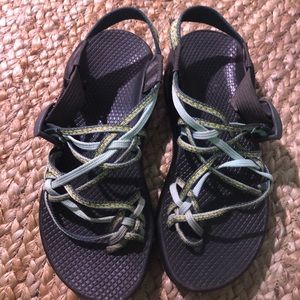 Mint Tri-Color Chacos